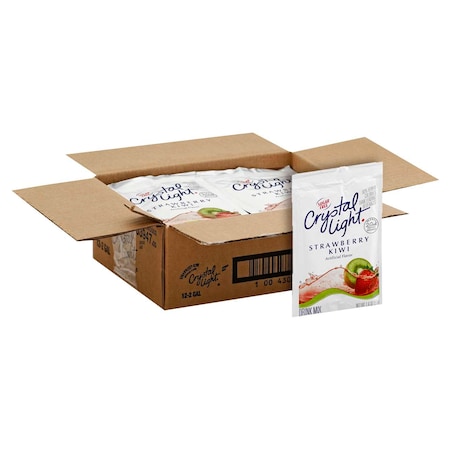 Crystal Light Crystal Light Strawberry Kiwi Beverage Mix Packet Makes 2 gal., PK12 83947